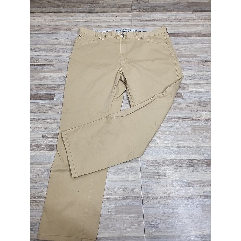 Peter Millar Pants Men 38x28 Signature 5-Pocket Pants Golf 28396 MS23B39 Khakie